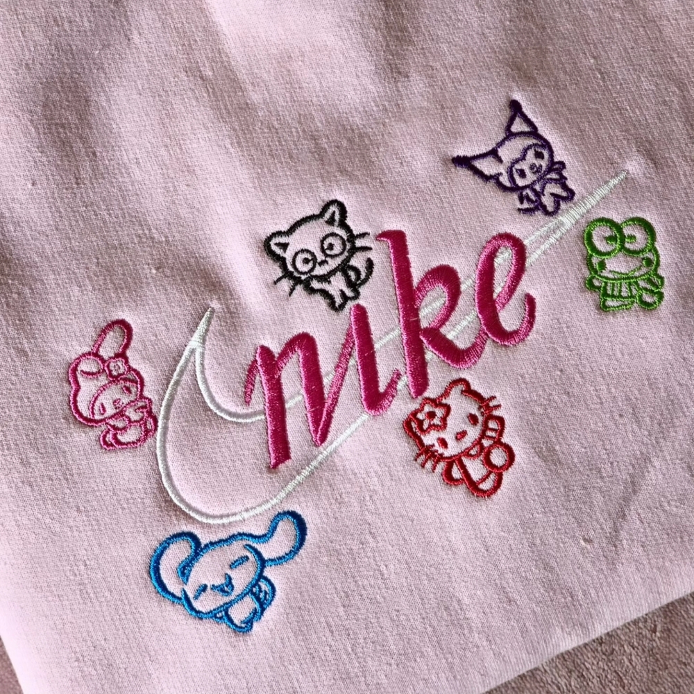 Hello Kitty and Crew Embroidered Sweatshirt